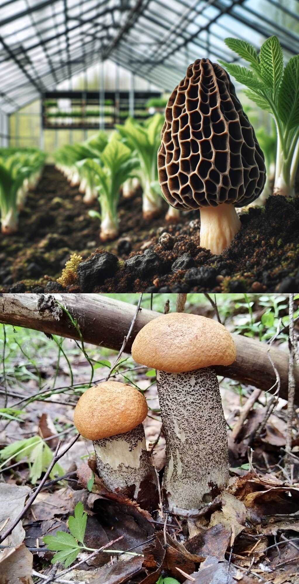 Набор Мицелий Грибов сморчка и подосиновика 2 упаковки