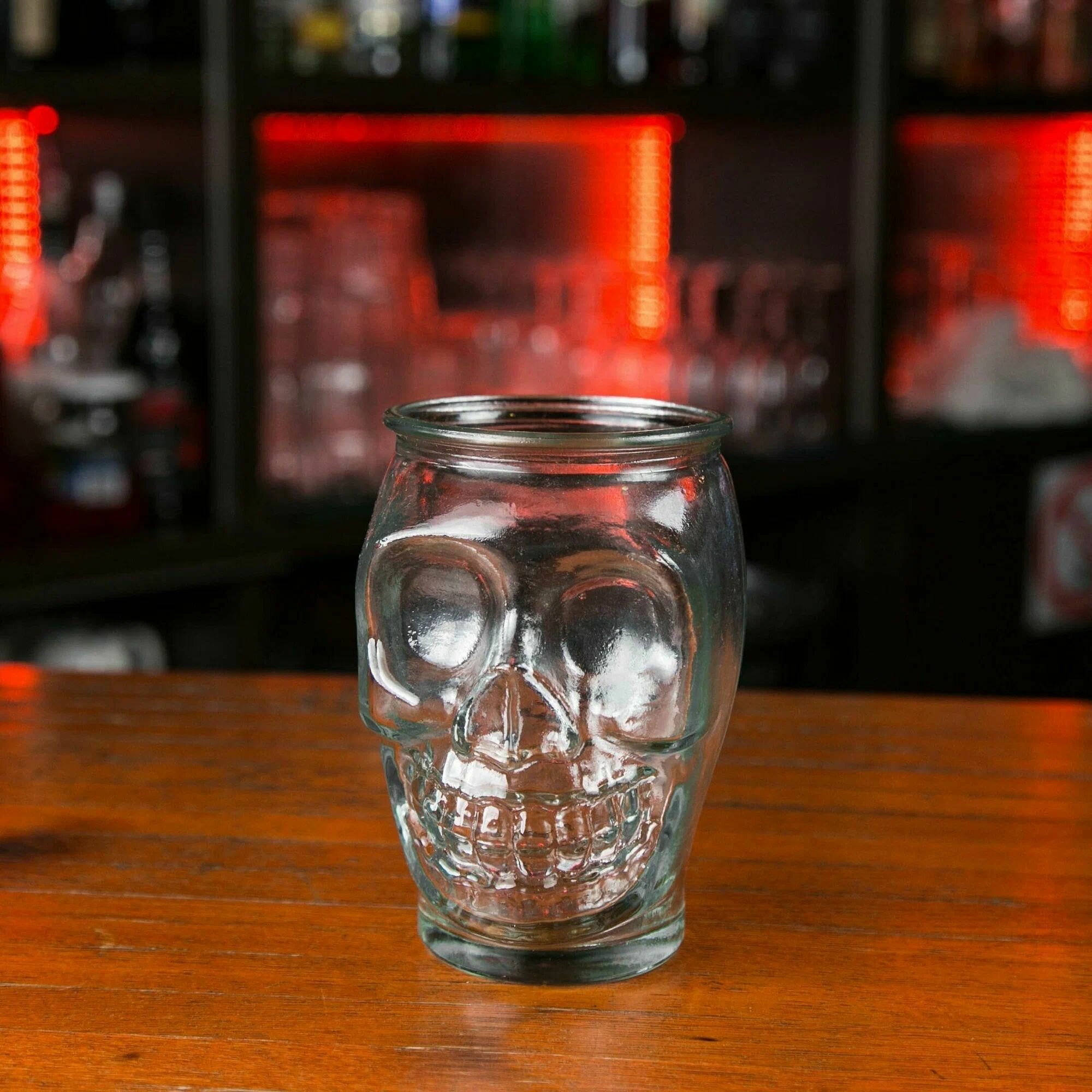 Стакан для коктейлей "Череп"; 450мл; D78, H127мм. — фото 1