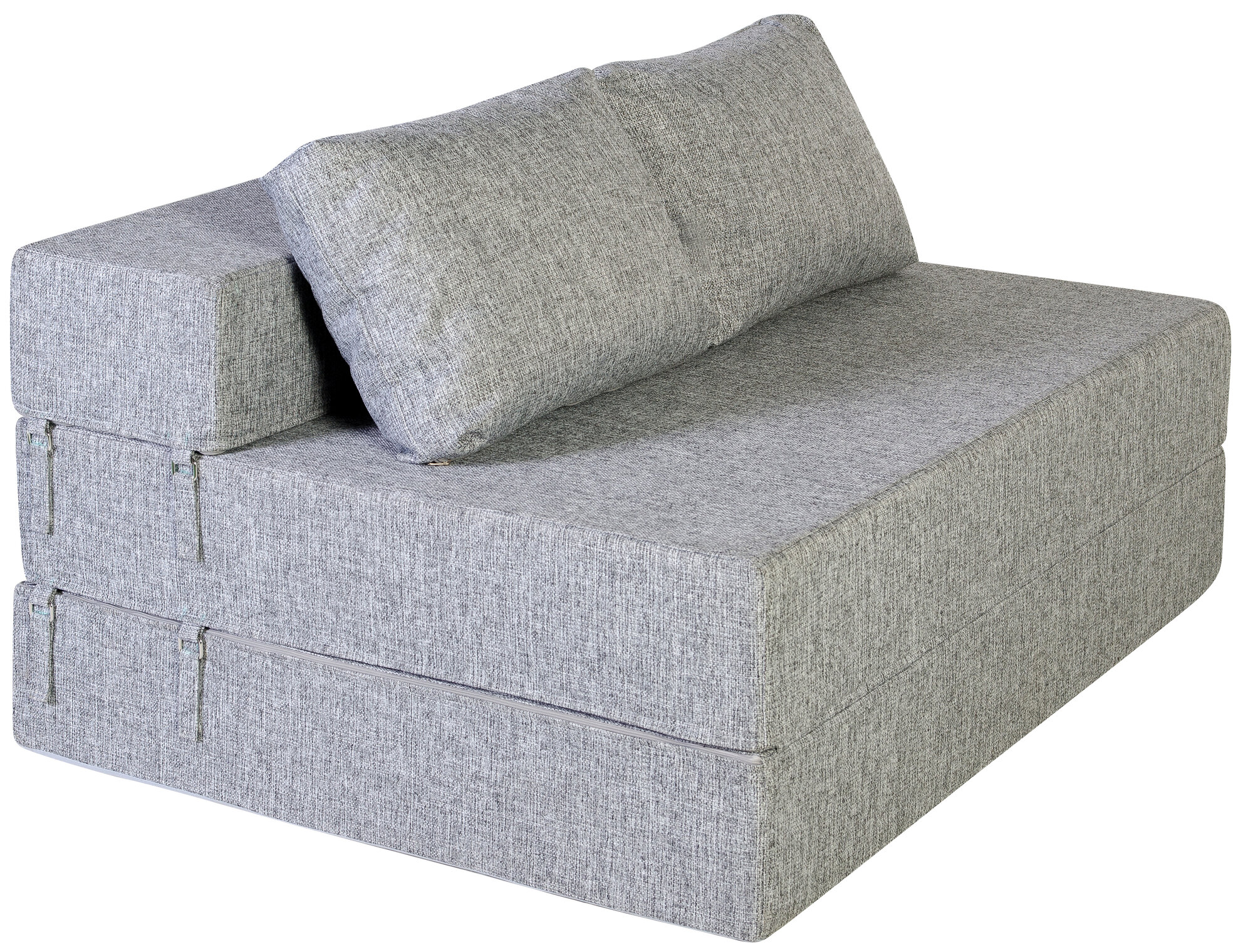 Диван кровать Гарден Трейд Валентина  бескаркасная  съемная обивка  серый