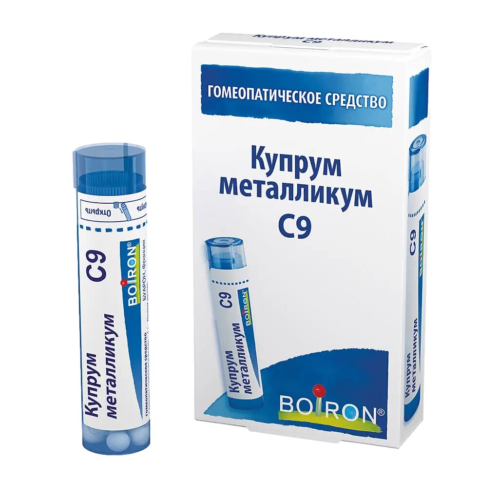 Купрум металликум C9 гранулы гомеопатические 4 г 1 шт