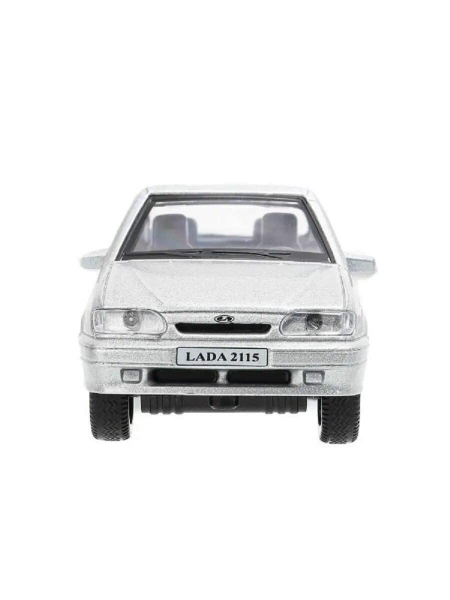 Машинки для мальчиков ВАЗ-2115 "Самара" 12 см серебристо-серый, Технопарк — фото 1