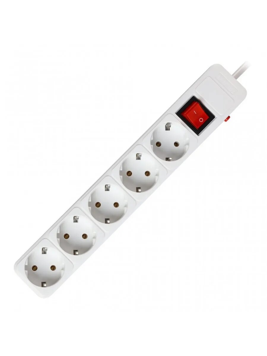 Сетевой фильтр SBSP-5-18-W 5 роз./18 м белый
