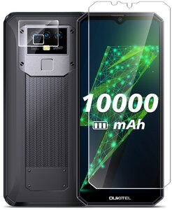 Фото Защитное стекло на Oukitel K15 Plus (Оукител К15 +) гибридное - пленка + стекловолокно на Экран и Камеру прозрачное Hybrid Glass Miuko