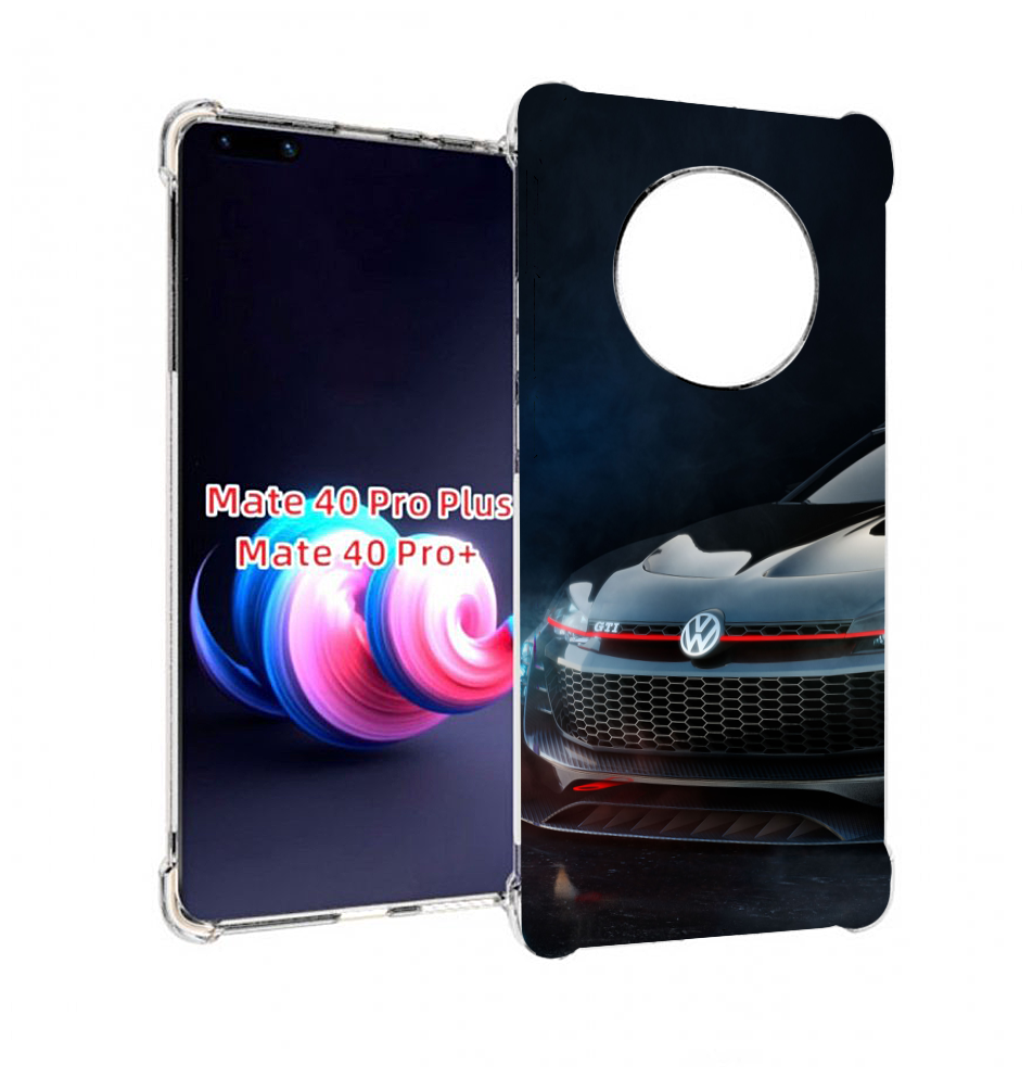 Чехол MyPads volkswagen фольскваген 2 мужской для Huawei Mate 40 Pro+ Plus задняя-панель-накладка-бампер