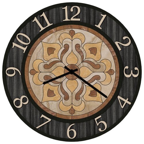 фото Svs настенные часы svs 4002955 узор