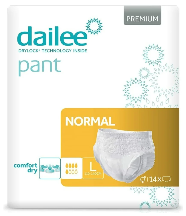 Трусы впитывающие для взрослых Dailee Pant Premium Normal Large 14 шт.