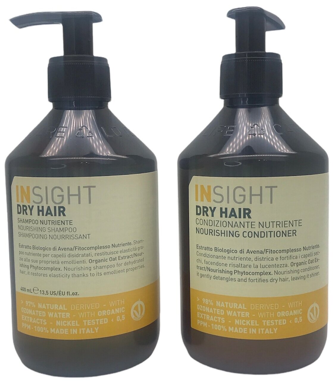 Insight Набор шампунь 400 мл + кондиционер 400 мл Dry Hair для сухих волос