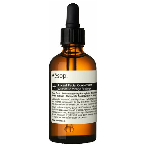 AESOP Lucent Facial Concentrate 60 ml концентрат для лица концентрат для лица aesop lucent facial concentrate 60 мл