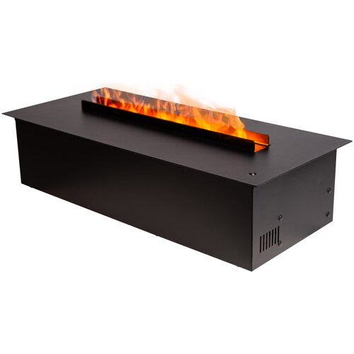 Электрический очаг RealFlame Cassette 630 3D Black Panel 0.25 кВт 66 см 25 см 26 см черный 38 м³ 25 м² линейный электрокамин real flame real flame 3d cassette sp 1000