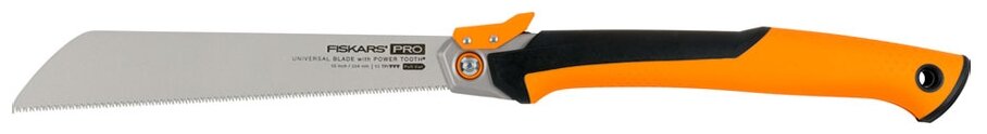 Складная тяговая пила Fiskars Power Tooth (25 см) (1062933)