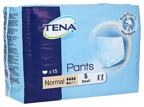 Подгузники-трусы Tena ProSkin Pants Normal Small, объем талии 65-85 см, 15 шт.