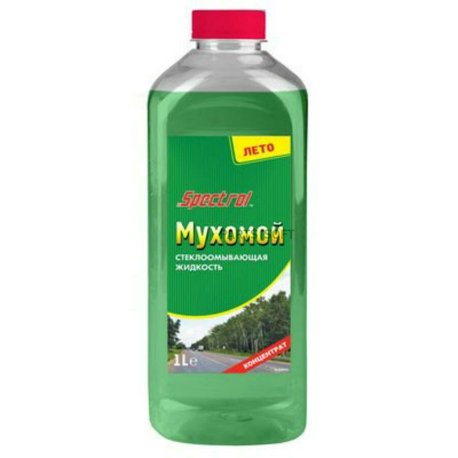 SPECTROL 9652 Жидкость омывателя летняя SPECTROL Мухомой концентрат 1 л 9652