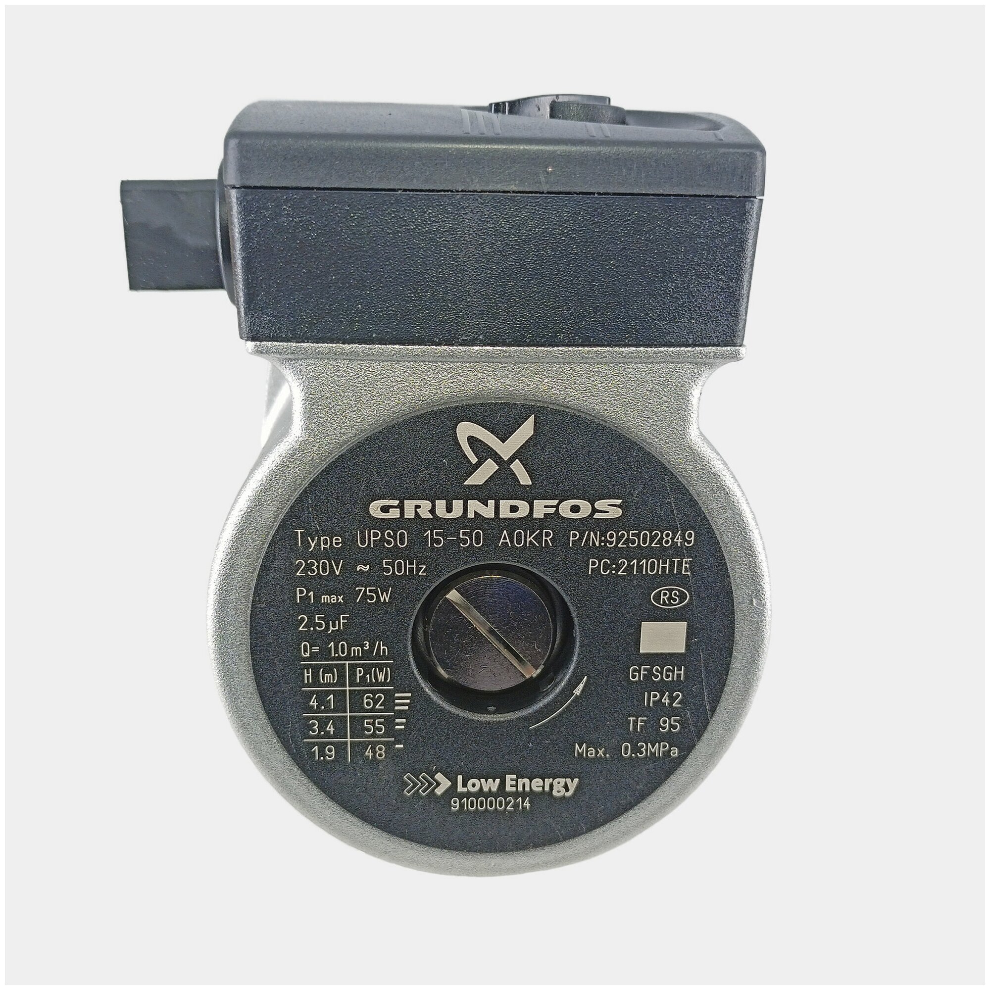 Циркуляционный насос Grundfos 15-50 75w (Dвн-31 мм, Dнар-66мм) 39818450, 1.024171, 7828741, 0020207146, AA10010018 - фотография № 9