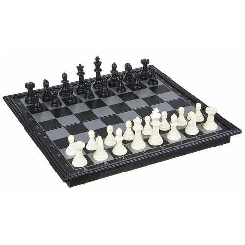 LDGames Шахматы магнитные 24х24см, пластик, металл, SC5677 игровой набор hc toys шахматы магнитные 25 см
