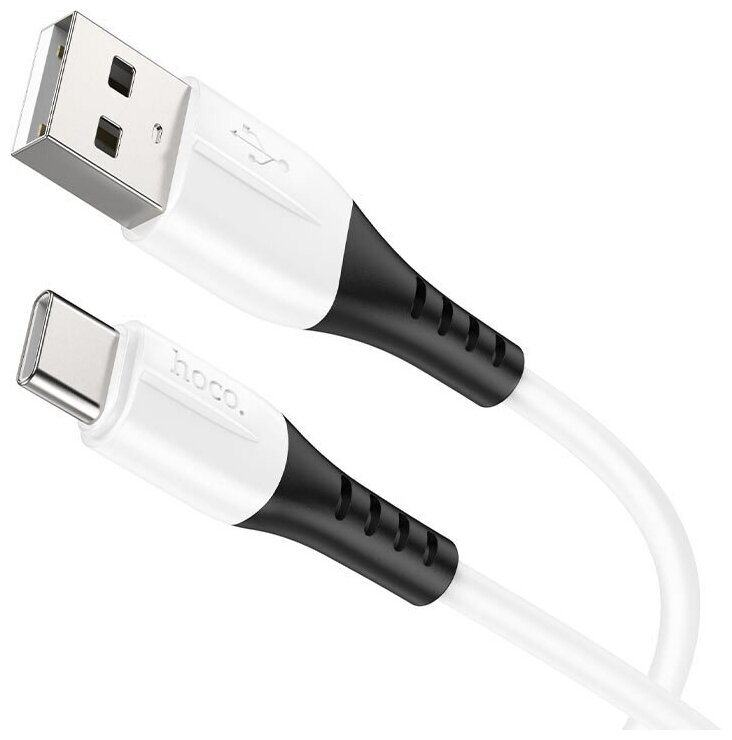 USB Кабель Type-C, HOCO, X82, силиконовый, 1м, белый