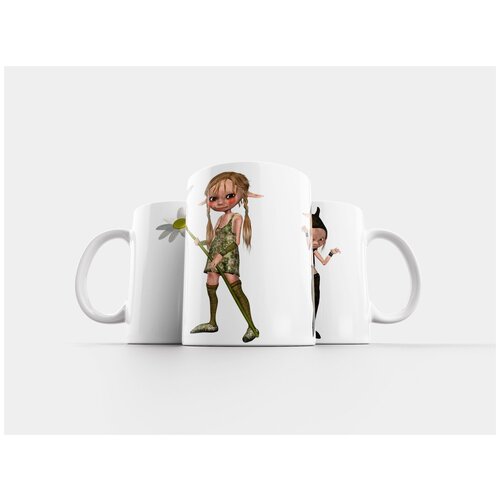 фото Кружка "эльф, сказочный, эльфа" 320 мл lotsprints