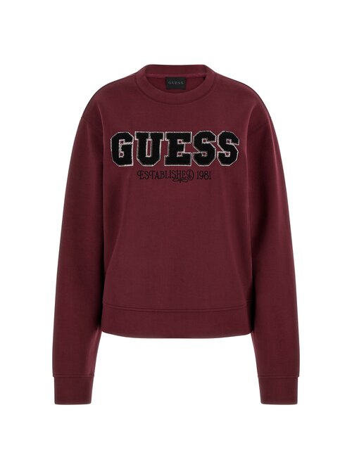 Джемпер GUESS, размер 44/S, бордовый