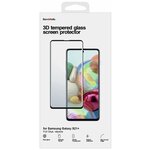 Защитное стекло Samsung Galaxy S21+/Самсунг Гелакси С21 плюс 3D толщиной 0.25 мм Full Screen FULL GLUE черное - изображение