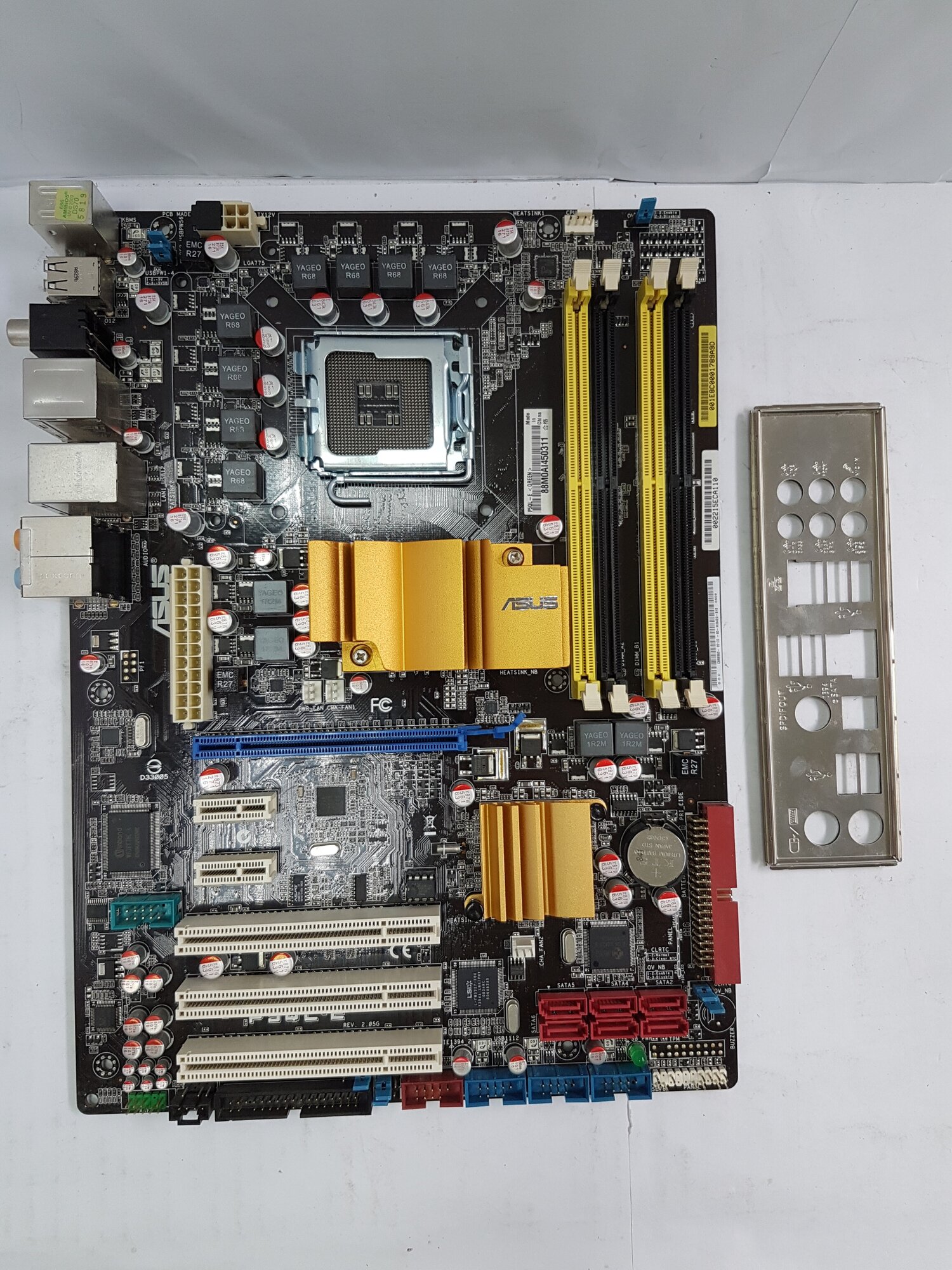 Материнская плата ASUS P5QL E LGA775 P43 PCI-E+GbLAN SATA ATX 4DDR2 PC2-8500