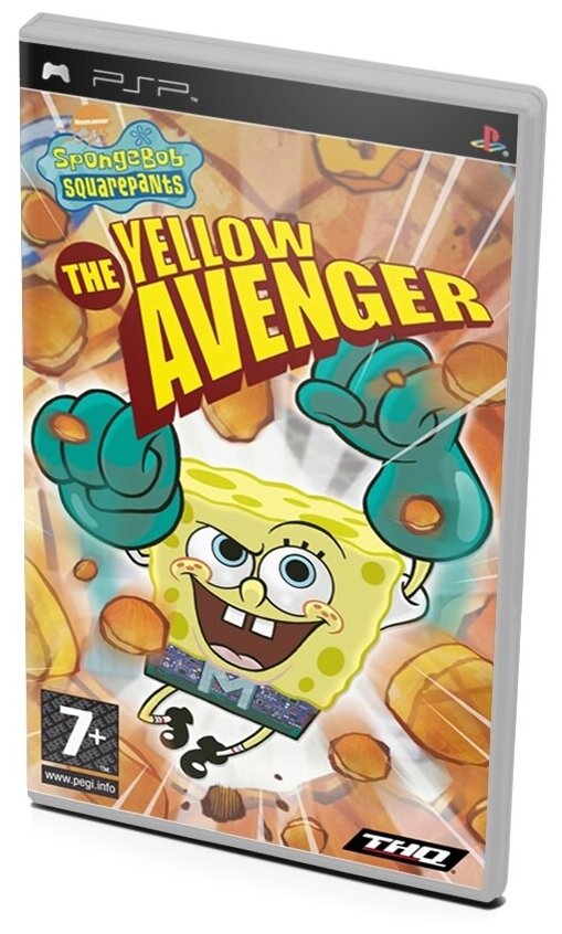 Игра SpongeBobs Squarepants The Yellow Avenger для PlayStation Portable