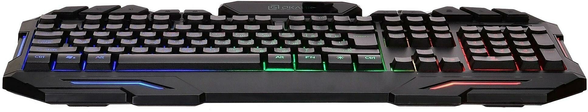 Клавиатура OKLICK DYNASTY, USB, черный - фото №5