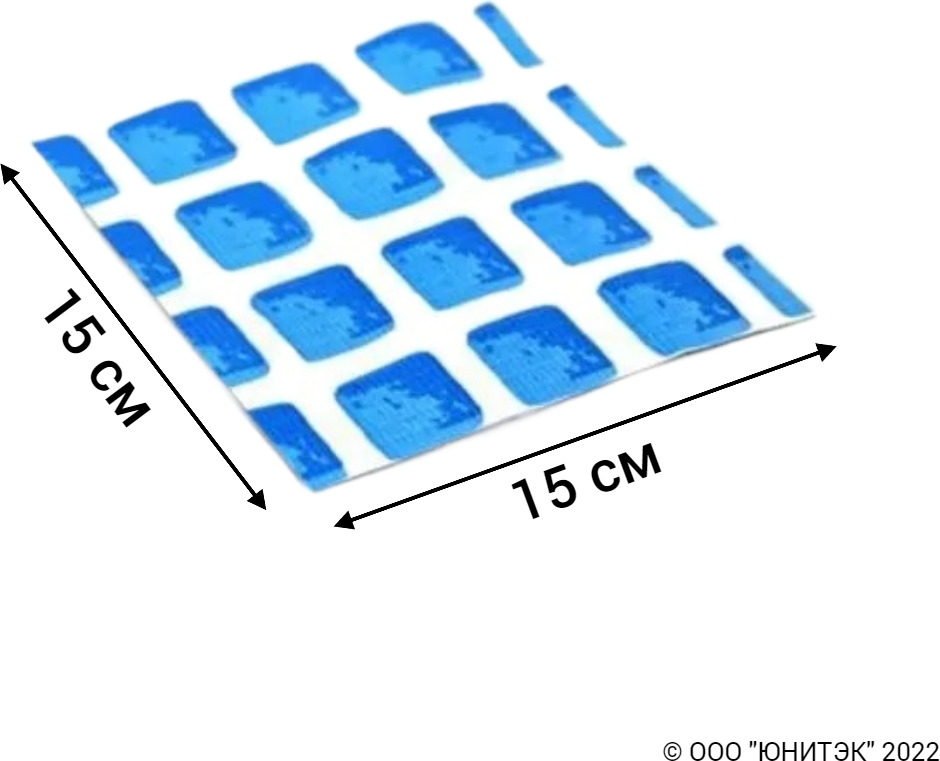 Ремкомплект для ремонта бассейна ПВХ Жидкая латка (бесцветный)+ армированный ПВХ материал 15*15 см - фотография № 3