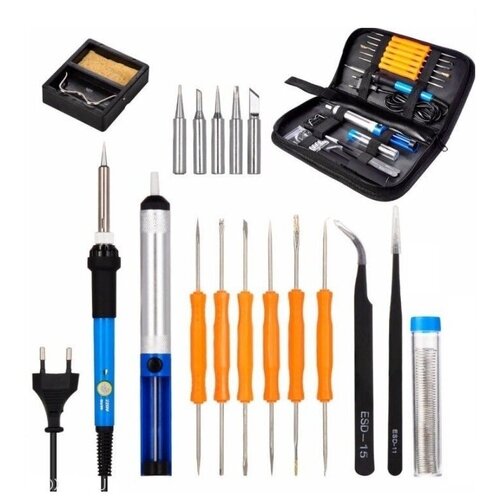 Паяльник 60Вт паяльный набор 10 предметов 160500₽