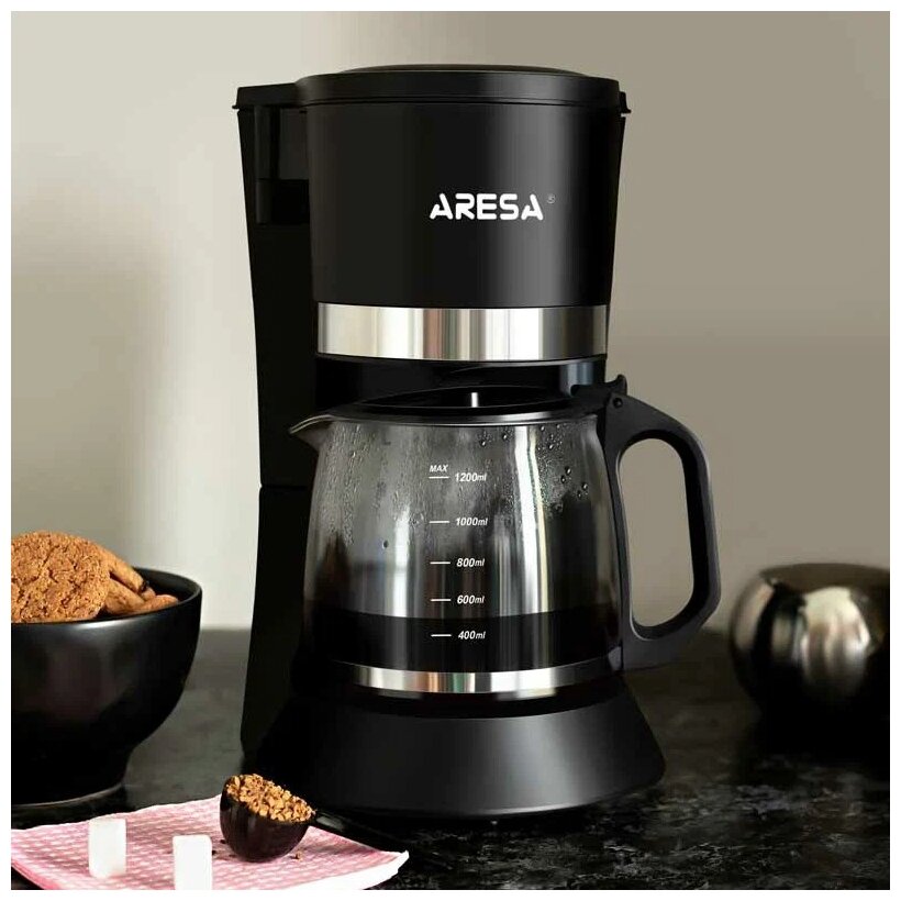 Кофеварка капельная Aresa AR-1604 (680 Вт, колба 1.2л) - фотография № 9