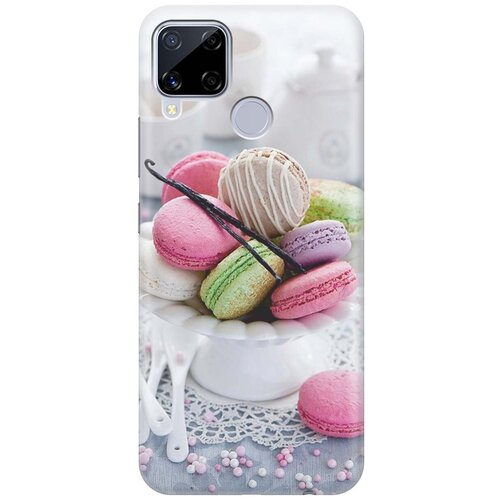 фото Ультратонкий силиконовый чехол-накладка для realme c15 с принтом "из парижа" gosso