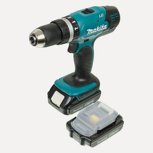 Изображение товара Ударная дрель-шуруповерт Makita DHP453SYE, 1.5Ач, с двумя аккумуляторами
