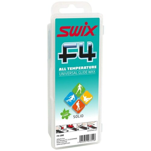 Парафин Swix F4-180 180 гр парафин bio swix ur8 6 2 12 60 гр