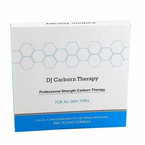 DJ Carborn Therapy Carboxy CO2 Gel Mask Pack Гель-активатор и маска для лица карбокситерапия неинвазивная безинъекционная карбокситерапия набор Корея azia4you