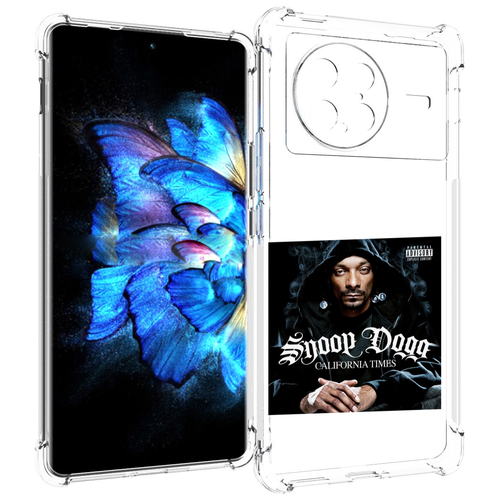 Чехол MyPads Snoop Dogg CALIFORNIA TIMES для Vivo X Note 5G задняя-панель-накладка-бампер