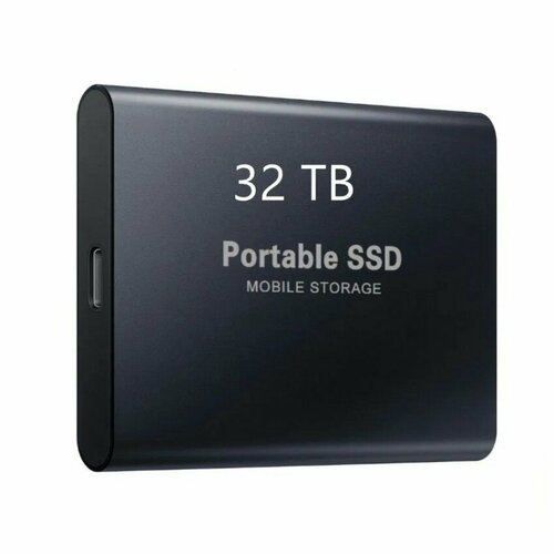 Портативный высокоскоростной внешний жесткий диск объемом 30 ТБ, USB 3,0 мобильный SSD для ноутбука
