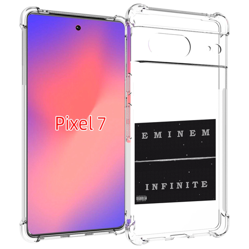 Чехол MyPads Eminem INFINITE для Google Pixel 7 задняя-панель-накладка-бампер