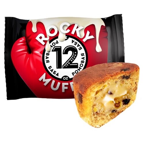 Печенье Mr. Djemius ZERO Rocky Muffin протеиновый, 440 г, ромовая баба