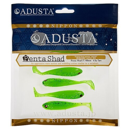 Приманка ADUSTA Penta shad 4 114 Green Chart Seed Shiner 1180₽