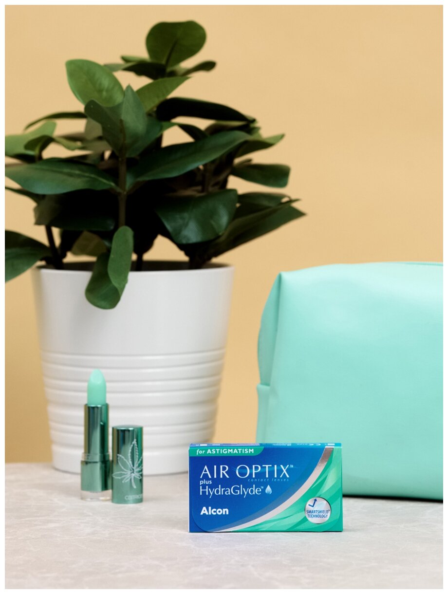 Air Optix plus HydraGlyde for Astigmatism (+0.50/-2.25/70°/8.7/3 линзы) - фотография № 13