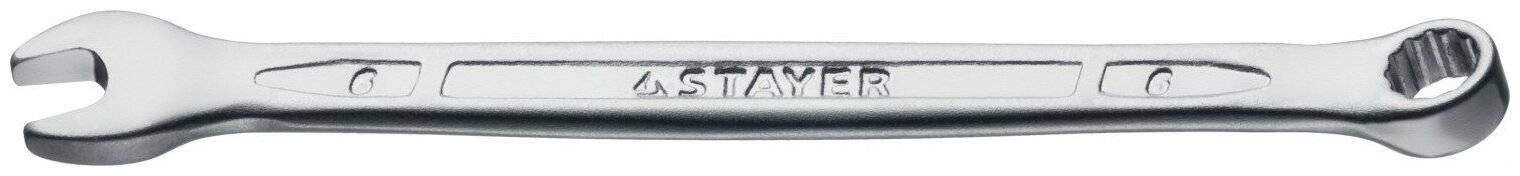 Комбинированный гаечный ключ 6 мм STAYER HERCULES 27081-06_z01
