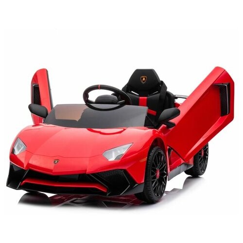 Легковые автомобили BDM Детский электромобиль Lamborghini Aventador SV Roadster 2WD 12V - BDM0931-RED bdm детский электромобиль lamborghini aventador sv roadster 2wd 12v bdm0931 white