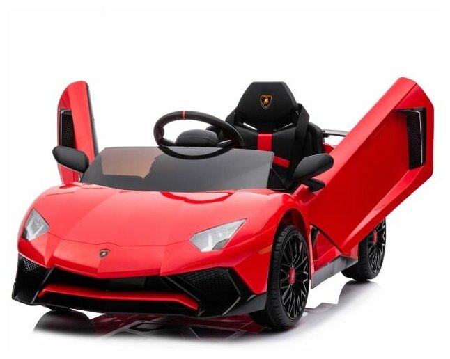 Легковые автомобили BDM Детский электромобиль Lamborghini Aventador SV Roadster 2WD 12V - BDM0931-RED