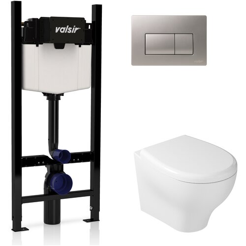 Комплект инсталляции Valsir с унитазом Galassia KIT VSCrM 7212 Slim P1