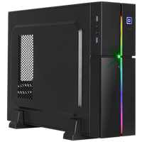 Корпус MicroATX Minitower AeroCool Playa Slim 400W Black