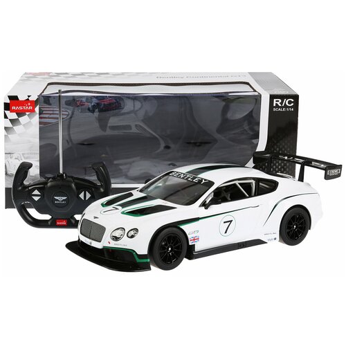 МАШИНА Р/У RASTAR BENTLEY CONTINENTAL GT3 1:14 СО СВЕТОМ