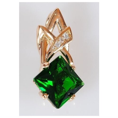 фото Кулон с зеленым фианитом "нимфа" lotus jewelry