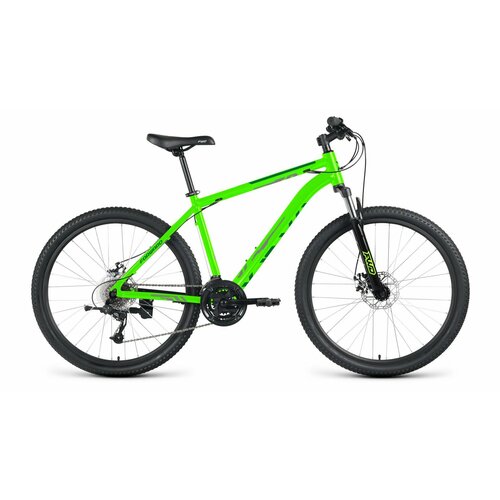 фото Велосипед forward katana 27,5 d (27,5" 24 ск. рост. 18") 2023, ярко-зеленый/серый