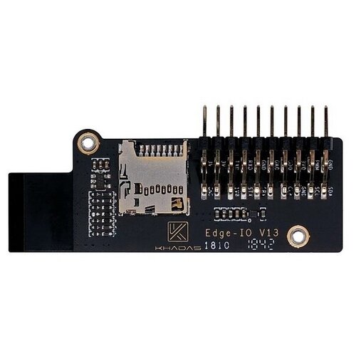 for raspberry expansion board gpio development module io port single chip microcomputer experiment Плата интерфейсная Khadas Edge-IO Module Expands I/O, TF Card Slot, 20-PIN GPIO Header