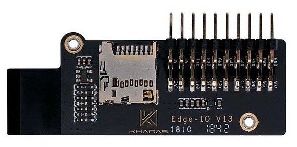 Плата интерфейсная Khadas Edge-IO Module Expands I/O, TF Card Slot, 20-PIN GPIO Header