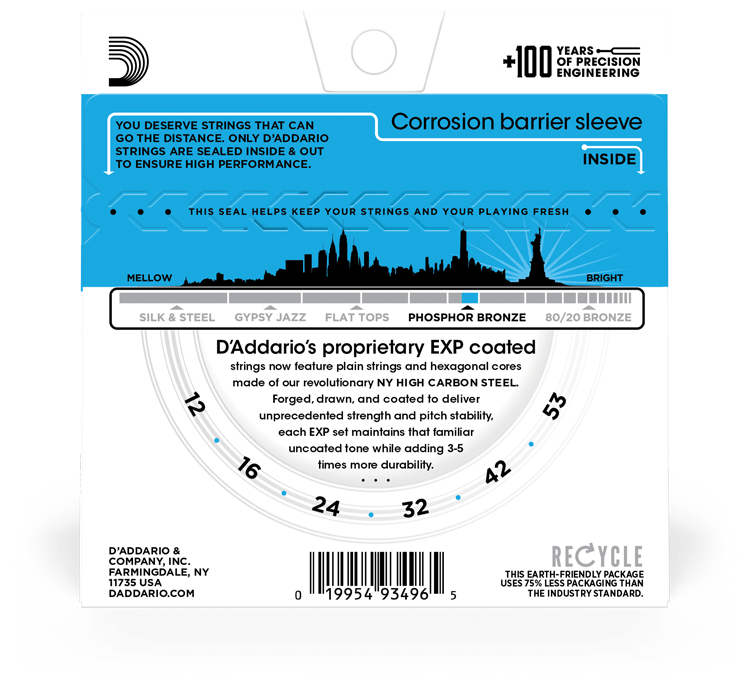 Струны для акустической гитары D'Addario - фото №3