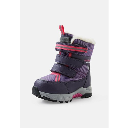 Ботинки Lassie, зимние, на липучках, светоотражающие элементы, размер 36, фиолетовый